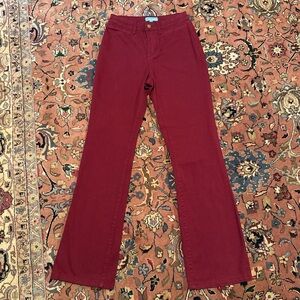 Draper James Red Bootcut Pants Size 2